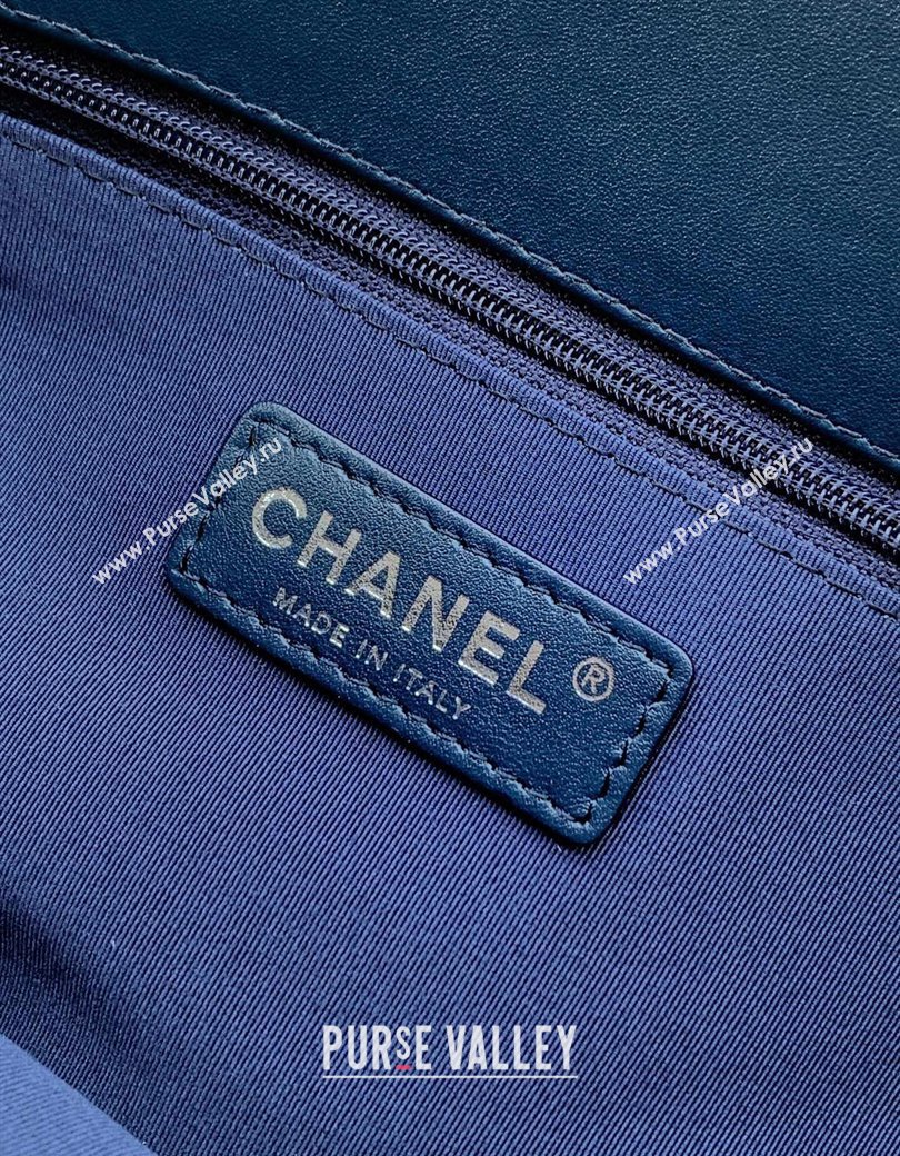 Chanel Maxi CC Shopping Bag Blue 2025 CH081304 (yezi-250813035)
