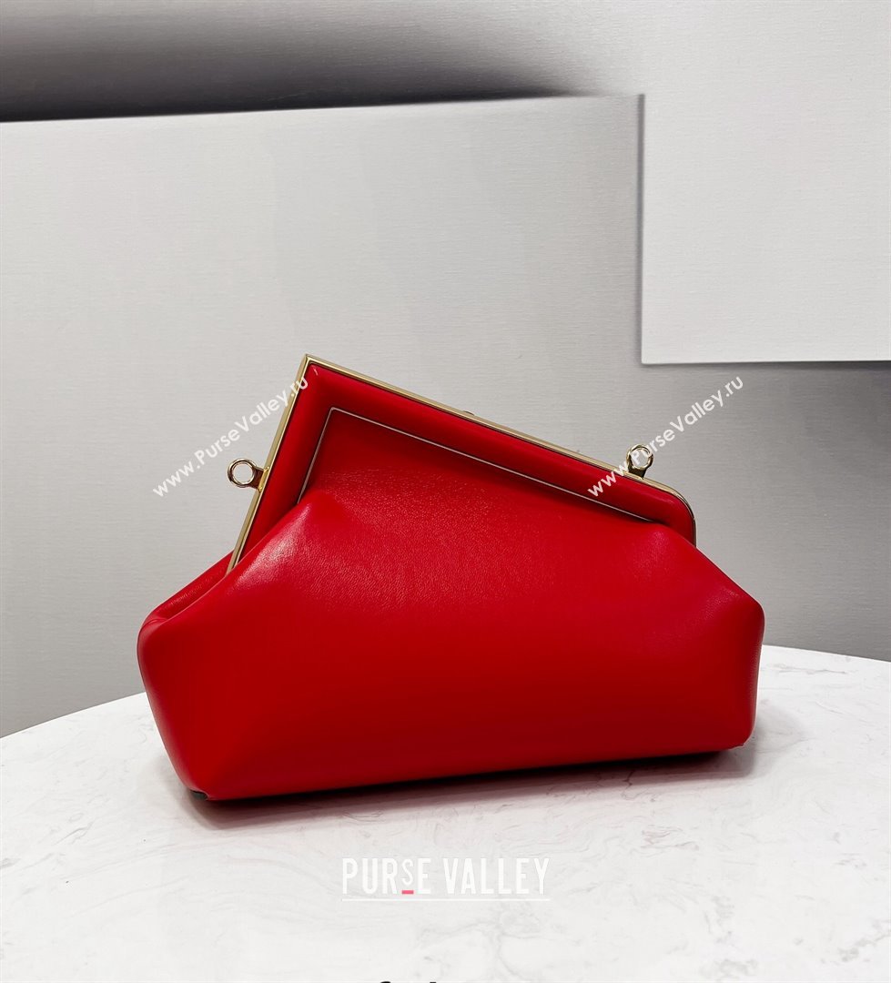 Fendi First Small Nappa Leather Bag Red 2021 80018M (CL-21120248)