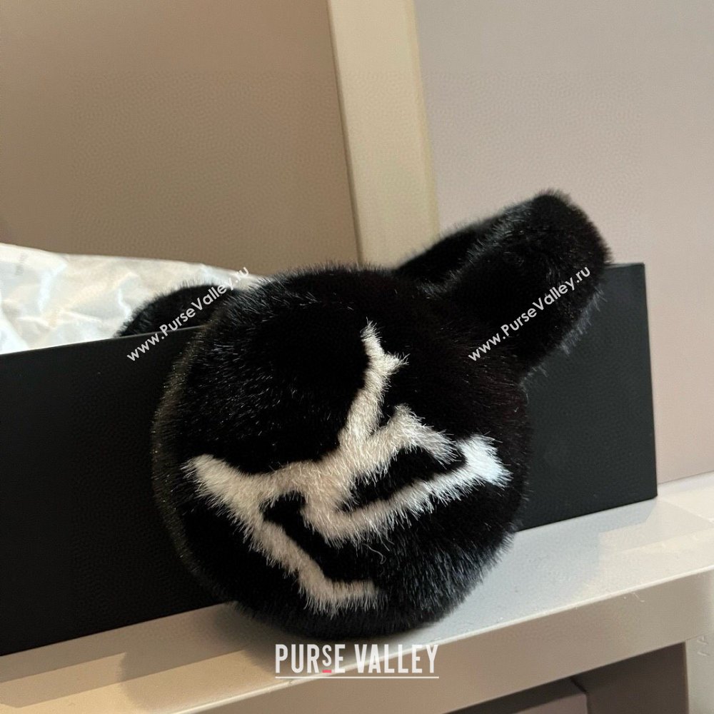 Louis Vuitton Snow Earmuff E111304 Black 2024 (A-24111304)