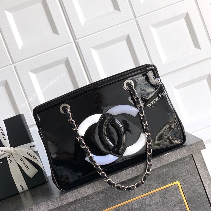 Chanel Maxi CC Shopping Bag Black 2025 CH081304 (yezi-250813037)