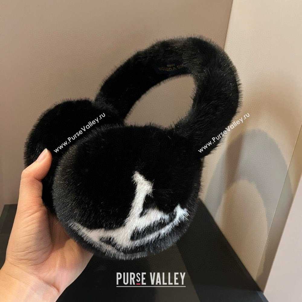 Louis Vuitton Snow Earmuff E111304 Black 2024 (A-24111304)