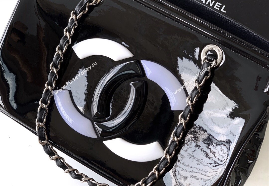 Chanel Maxi CC Shopping Bag Black 2025 CH081304 (yezi-250813037)