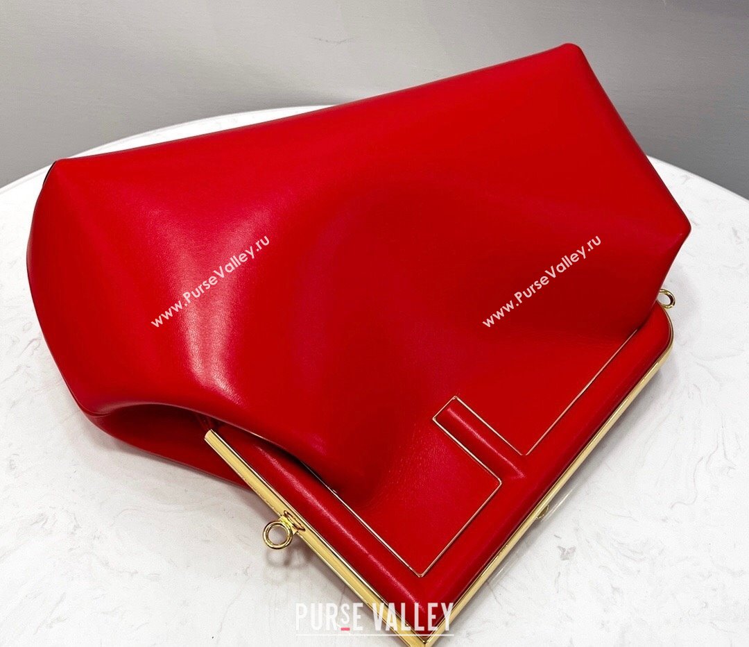 Fendi First Medium Nappa Leather Bag Red 2021 80018L (CL-21120249)