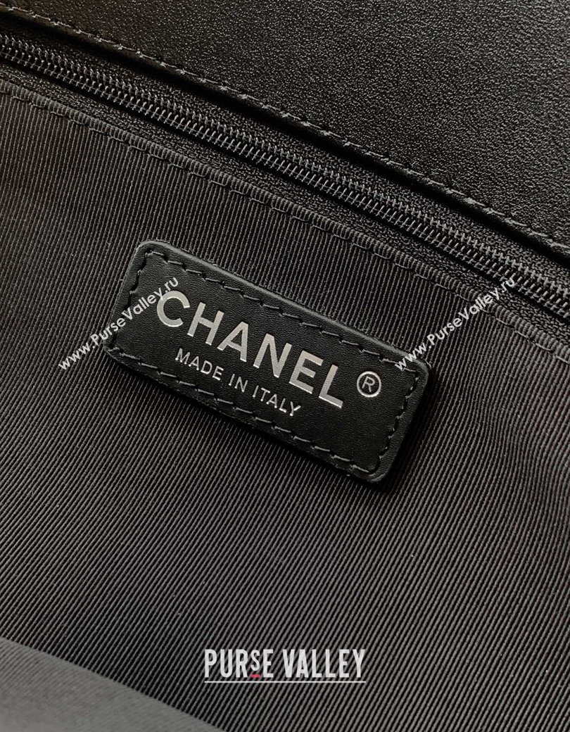 Chanel Maxi CC Shopping Bag Black 2025 CH081304 (yezi-250813037)