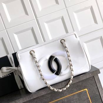 Chanel Maxi CC Shopping Bag White 2025 CH081304 (yezi-250813038)