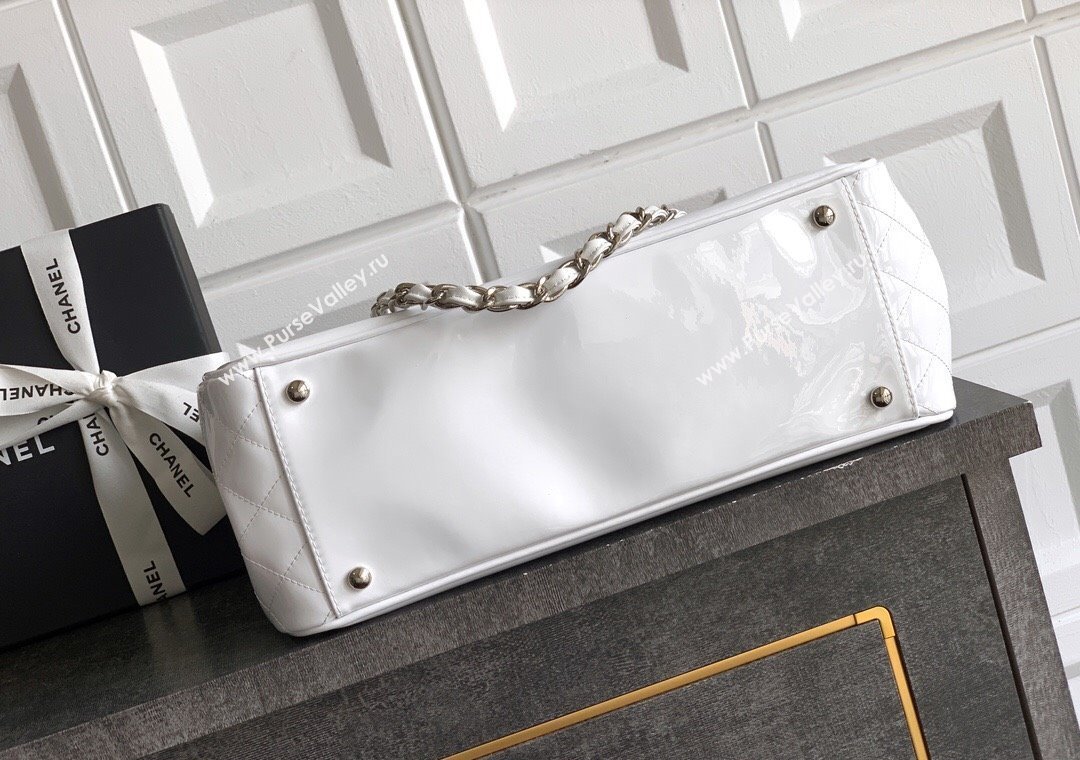 Chanel Maxi CC Shopping Bag White 2025 CH081304 (yezi-250813038)