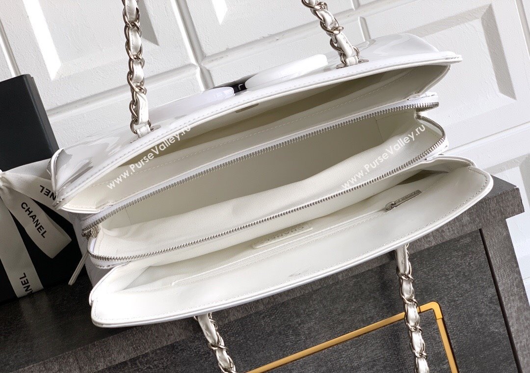 Chanel Maxi CC Shopping Bag White 2025 CH081304 (yezi-250813038)