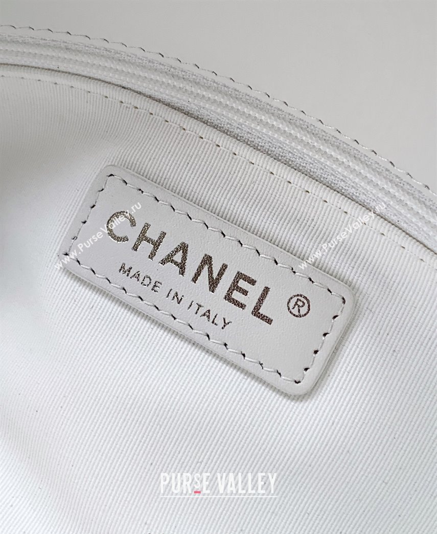 Chanel Maxi CC Shopping Bag White 2025 CH081304 (yezi-250813038)
