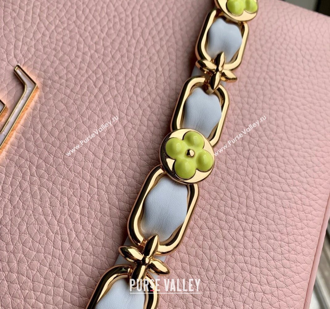 Louis Vuitton Capucines BB Bag in Taurillon Leather M23280 Pink 2024 (K-24030405)