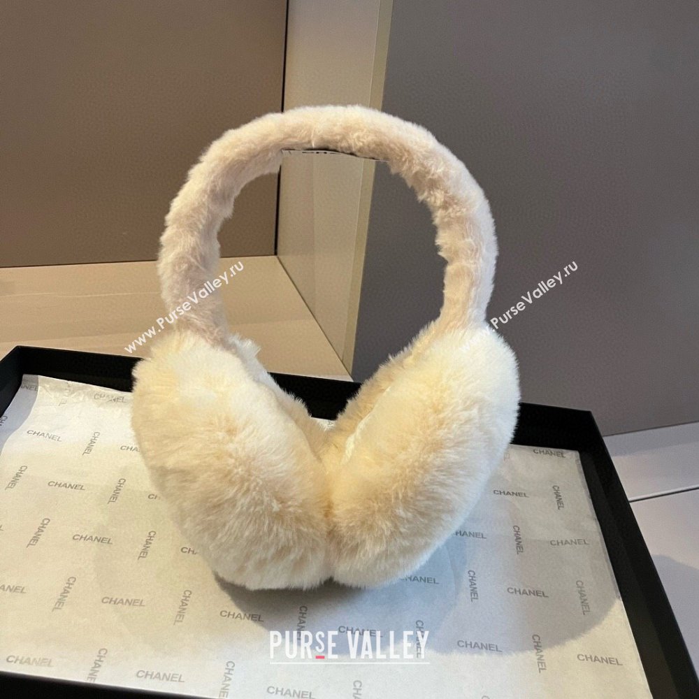 Chanel Snow Earmuff E111307 Beige 2024 (A-24111307)