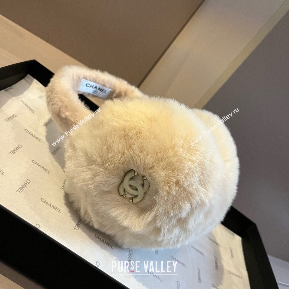 Chanel Snow Earmuff E111307 Beige 2024 (A-24111307)