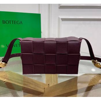 Bottega Veneta Cassette Small Bag in Maxi Grained Calfskin Penny Brown 2021 (MS-21091113)