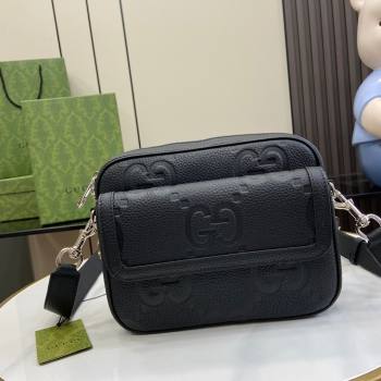 Gucci Jumbo GG Small Crossbody Bag 794088 Black 2024 (XLU-24093010)