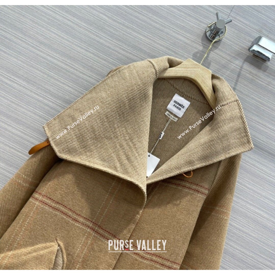 Hermes Cashmere Coat HC156 Brown 2021  (Q-210915056)