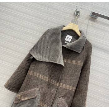 Hermes Cashmere Coat HC157 Grey 2021 (Q-210915057)