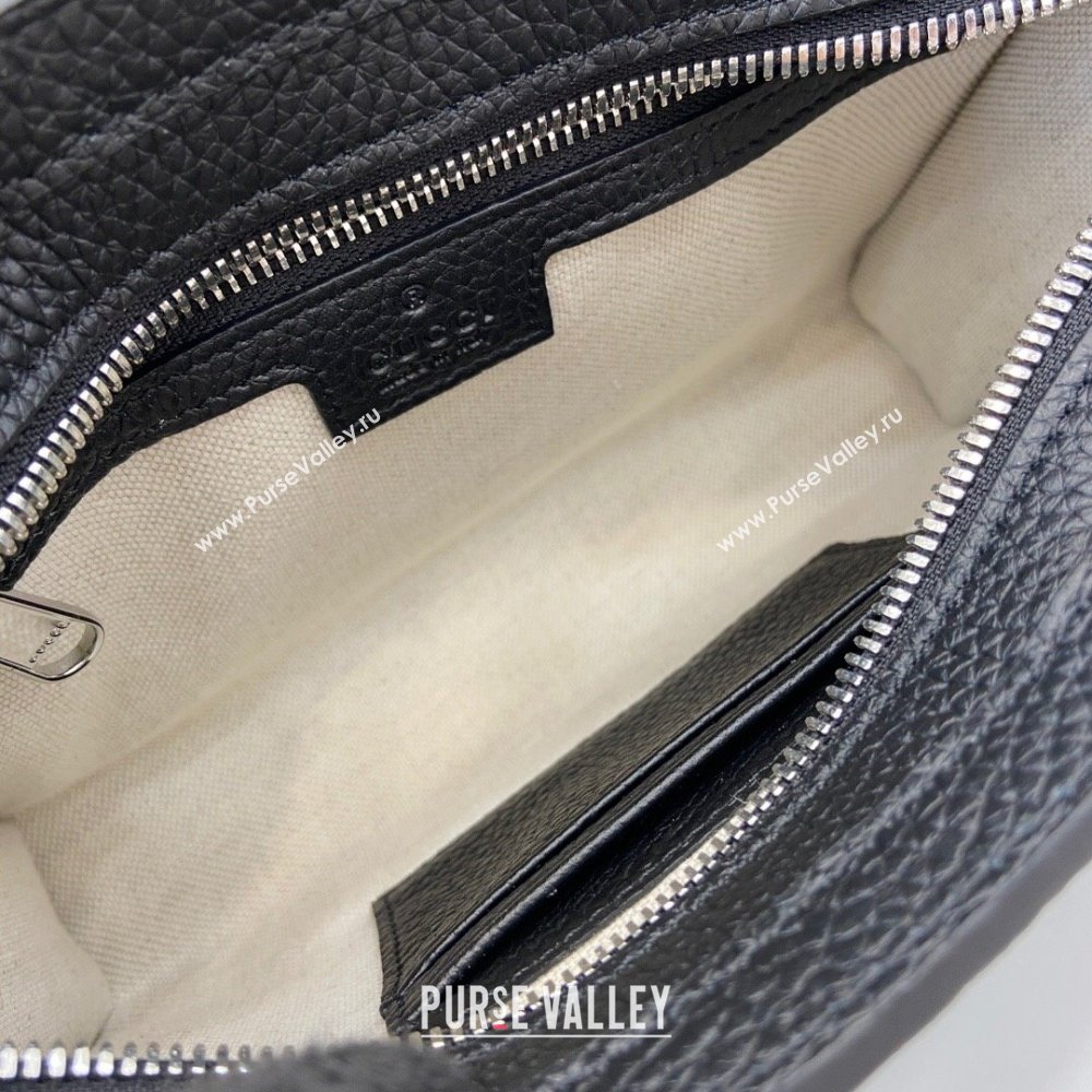 Gucci Jumbo GG Mini Bag in Black Leather 795240 2024 (XLU-24093012)