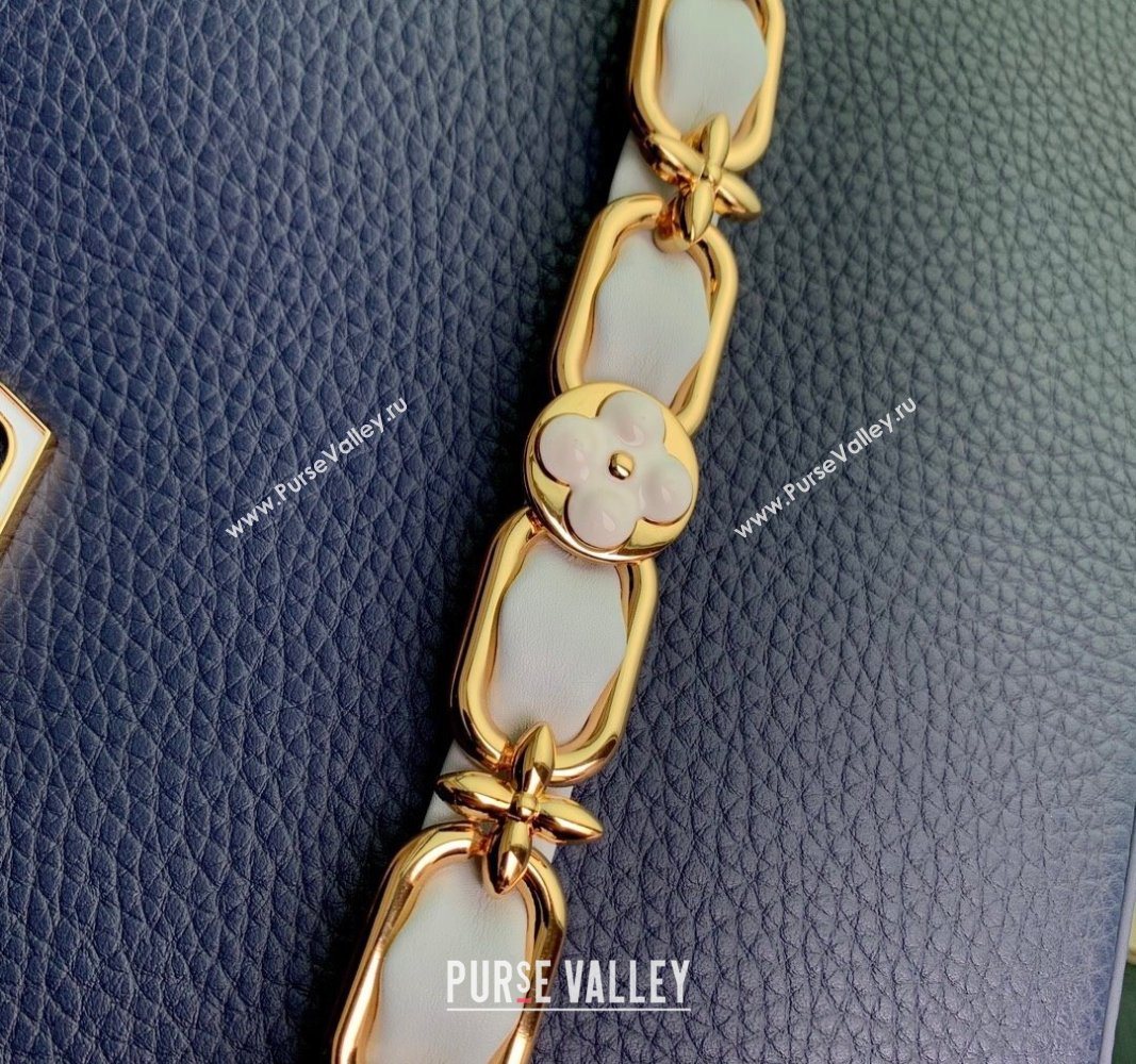 Louis Vuitton Capucines MM Bag in Taurillon Leather M23199 Blue 2024 (K-24030412)