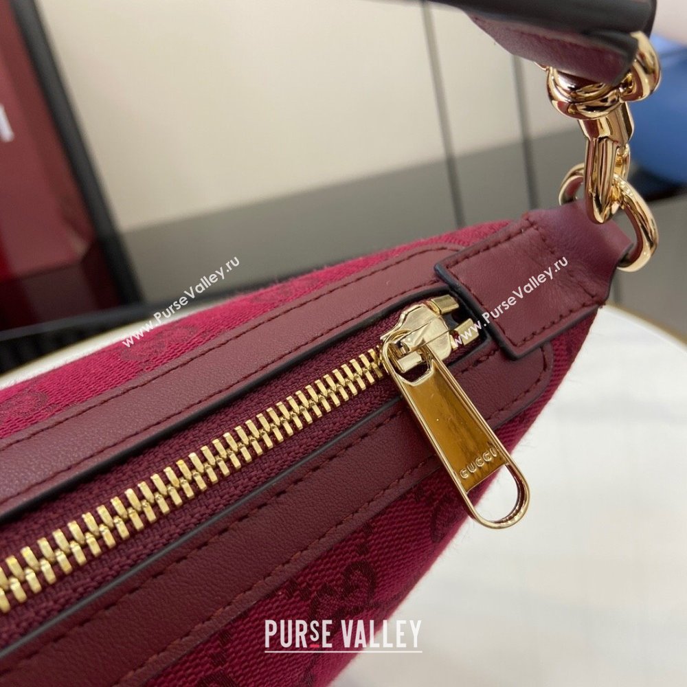 Gucci GG Super Mini Bag in Rosso Ancora Red Original GG Canvas 795168 2024 (XLU-24093014)