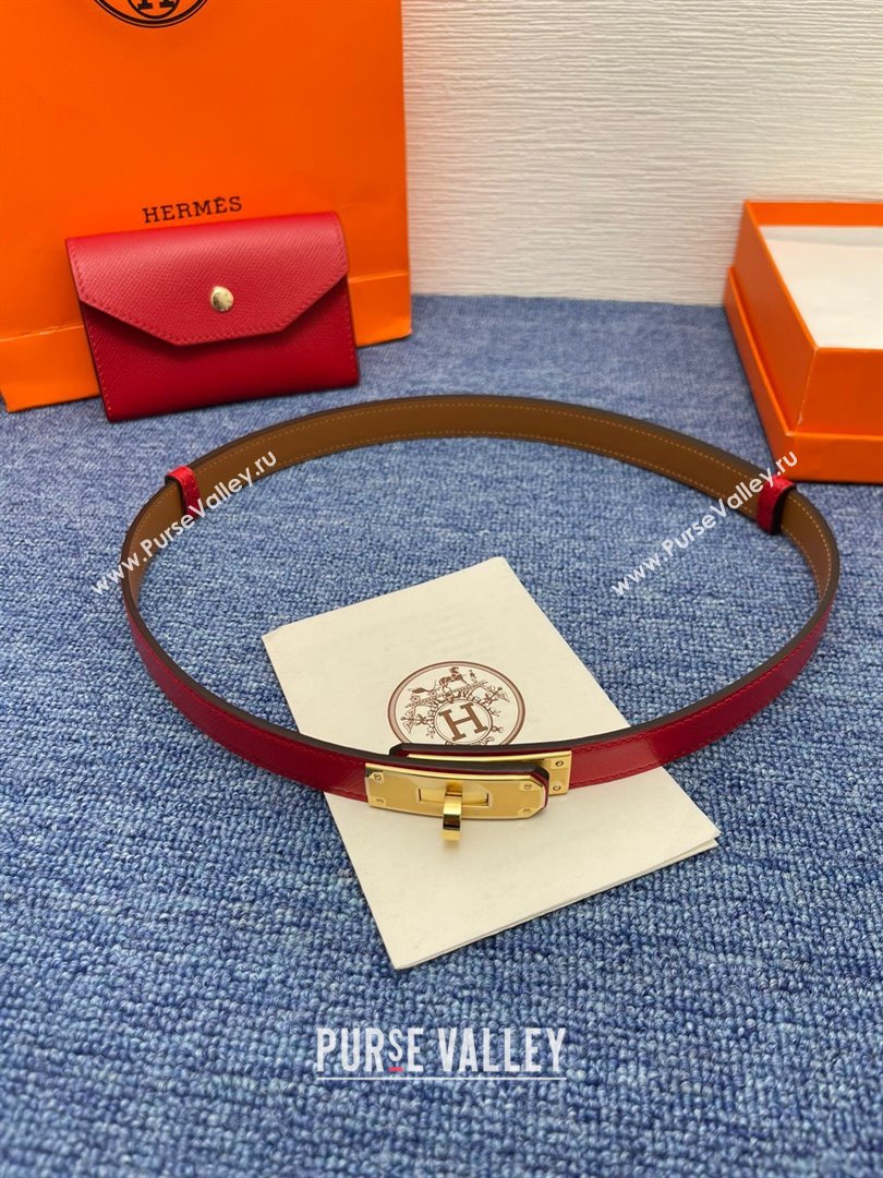 Hermes Belt Bag in Epsom Calfskin H61908 Red 2024 (YANG-24061909)