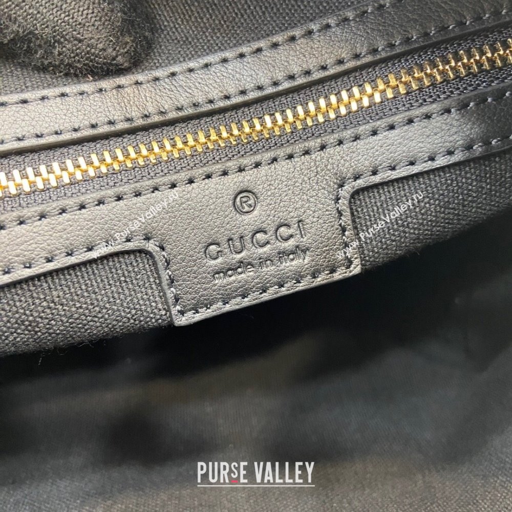 Gucci GG Super Mini Bag in Black Original GG Canvas 795168 2024 (XLU-24093015)