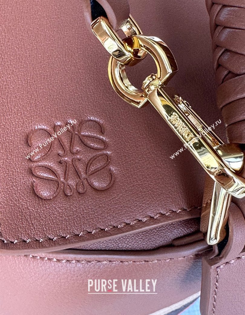 Loewe Small Puzzle Edge Landscape bag in nappa calfskin Pecan Brown 2025 ( No Charm) (YS-250925008)