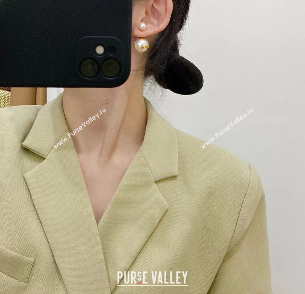 Dior JAdior Tribales Pearl Stud Earrings 2020 (YF-20120869)