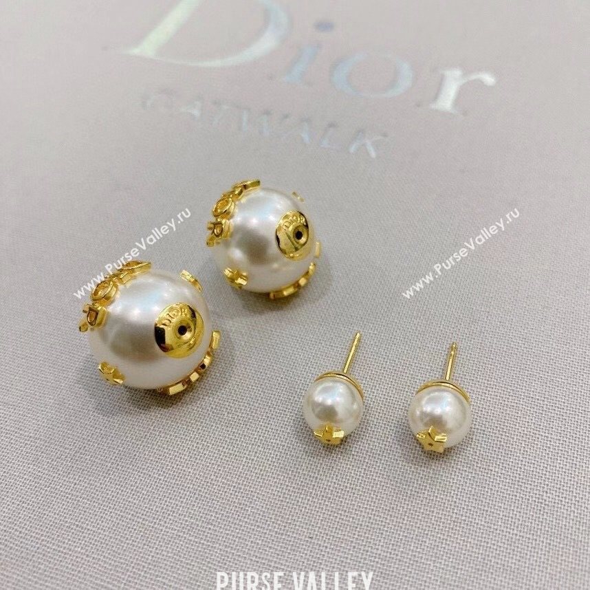 Dior JAdior Tribales Pearl Stud Earrings 2020 (YF-20120869)