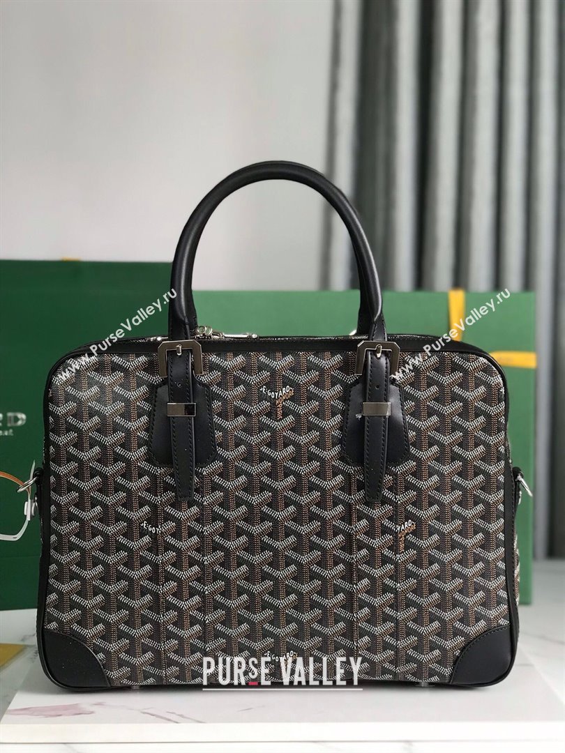 Goyard Ambassade PM Document Case Briefcase GY0202889 Black 2024 (ZH-241411)