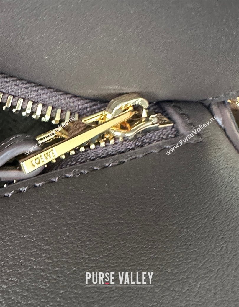 Loewe Small Puzzle Edge Landscape bag in nappa calfskin Chocolate Brown 2025 ( No Charm) (YS-250925010)