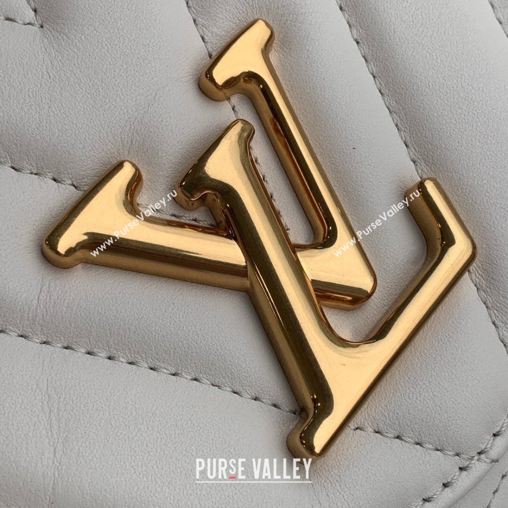Louis Vuitton LV New Wave Chain Bag in Smooth Leather M58549 Ivory White 2025 (KI-250212035)