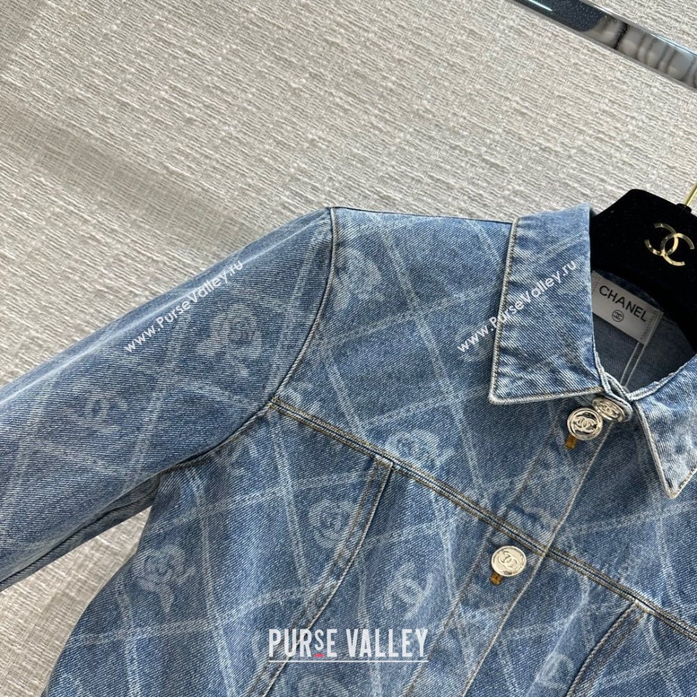 Chanel Denim Jacket CH101906 Blue 2023 (Q-23101906)