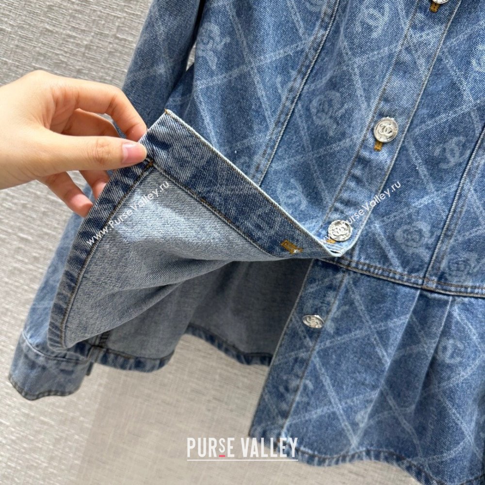 Chanel Denim Jacket CH101906 Blue 2023 (Q-23101906)