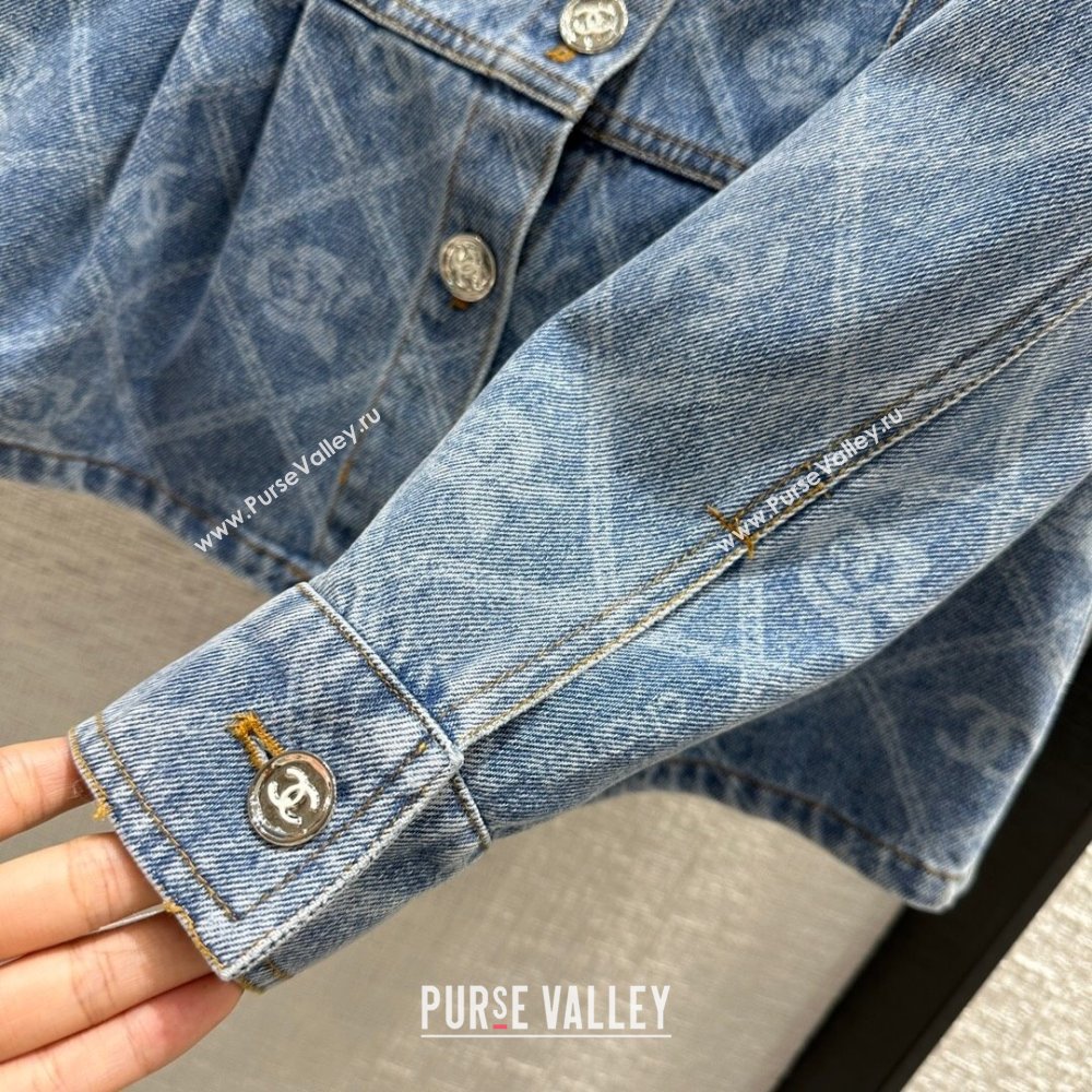 Chanel Denim Jacket CH101906 Blue 2023 (Q-23101906)