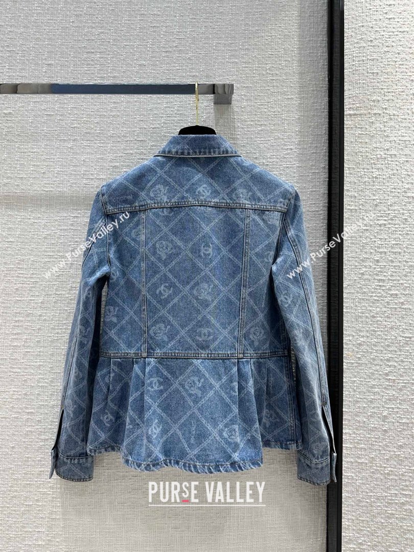 Chanel Denim Jacket CH101906 Blue 2023 (Q-23101906)