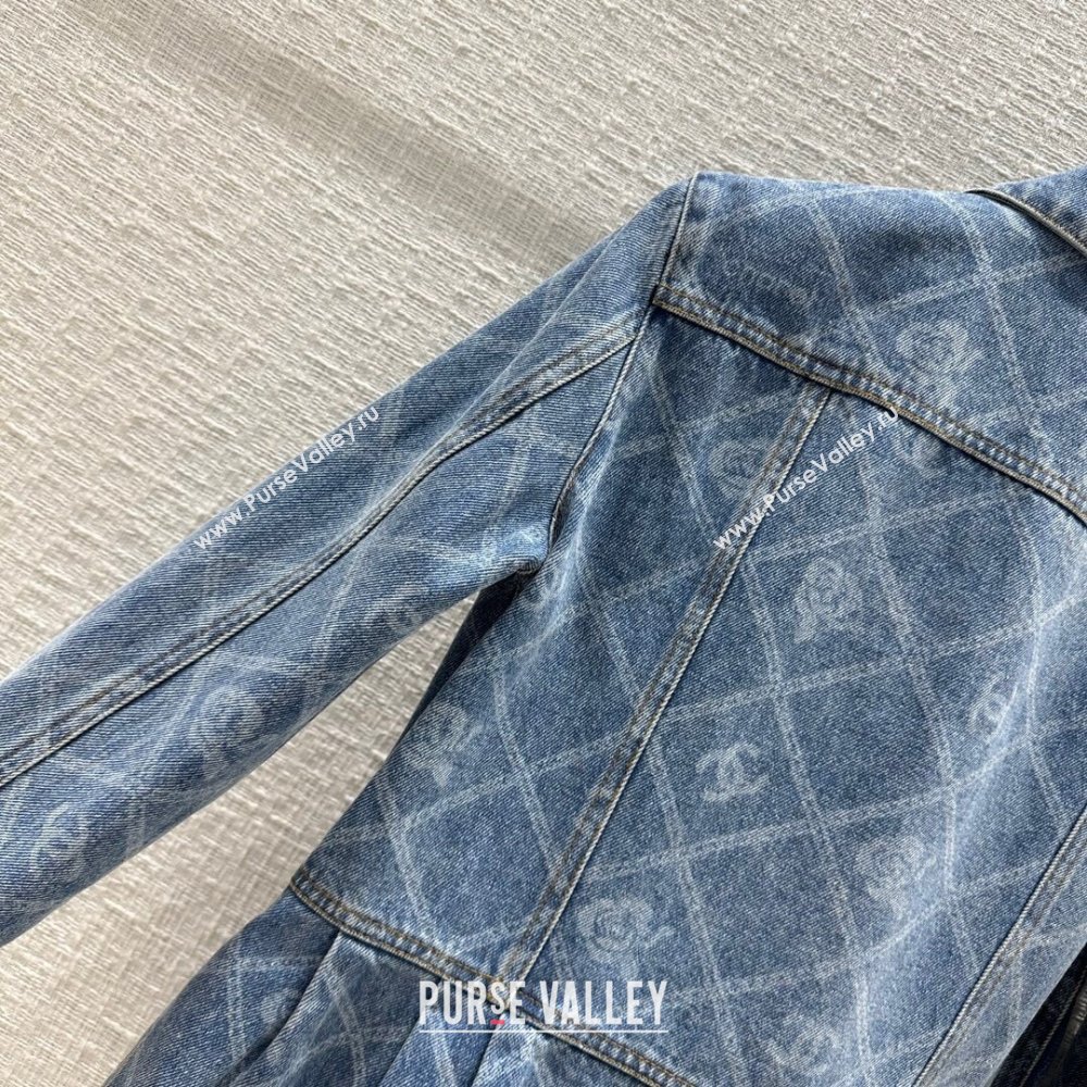 Chanel Denim Jacket CH101906 Blue 2023 (Q-23101906)