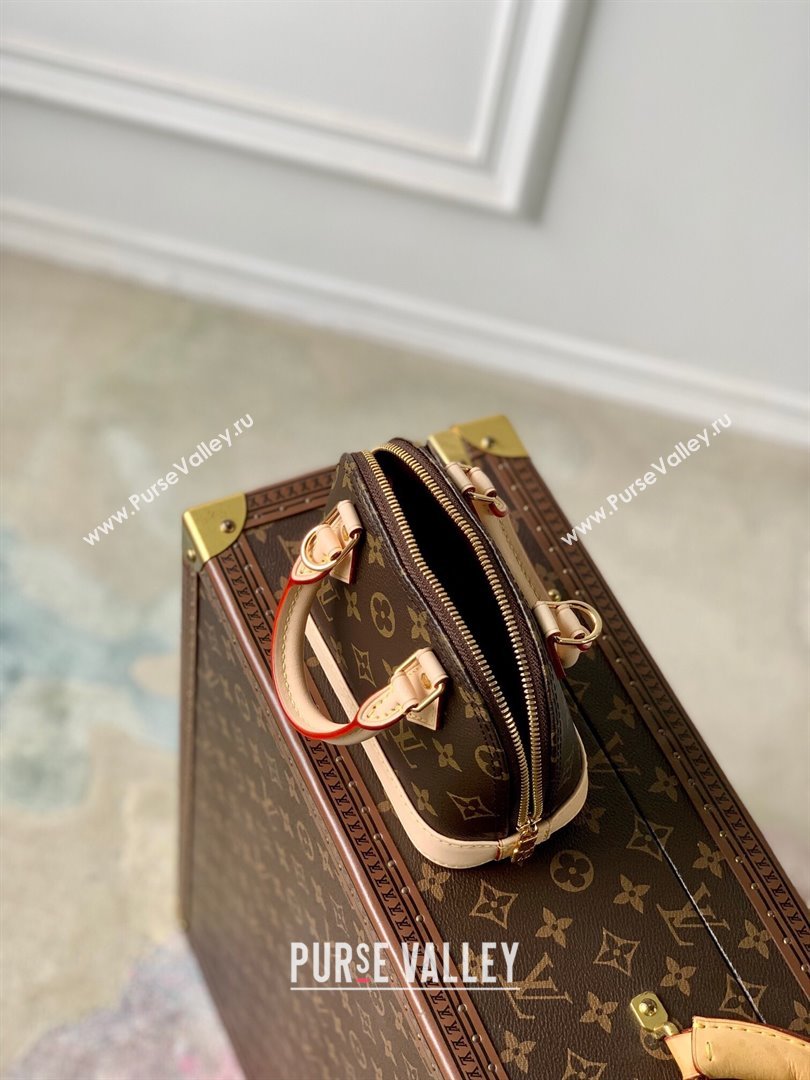 Louis Vuitton Nano Alma Bag in Monogram Canvas M82717 Brown 2024 (K-24030418)