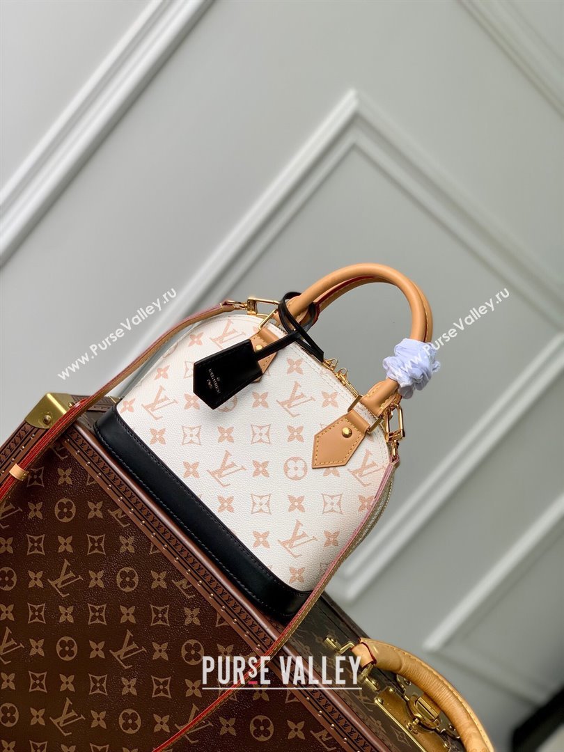 Louis Vuitton Alma BB Bag in Monogram Canvas M46922 White 2024 (K-24030419)
