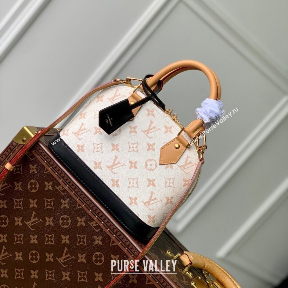 Louis Vuitton Alma BB Bag in Monogram Canvas M46922 White 2024 (K-24030419)