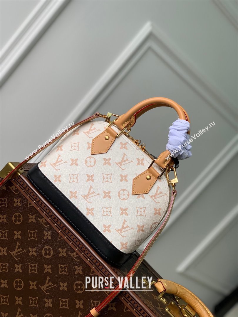 Louis Vuitton Alma BB Bag in Monogram Canvas M46922 White 2024 (K-24030419)