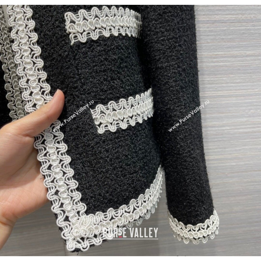 Chanel Tweed Jacket CJ1514 Black 2021  (Q-210915065)