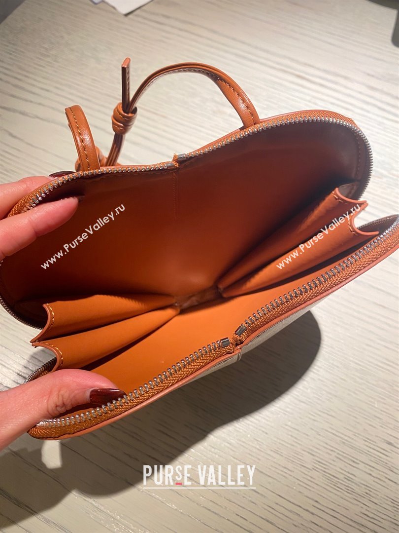 Alaia Le Cœur Heart Bag in Calfskin Brown 2024 (SS-24042312)