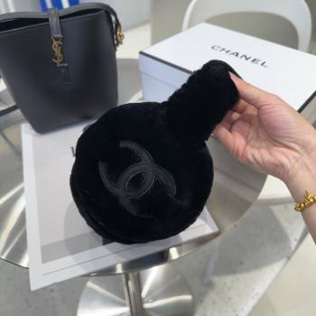 Chanel Snow Earmuff E111320 Black 2024 (A-24111320)