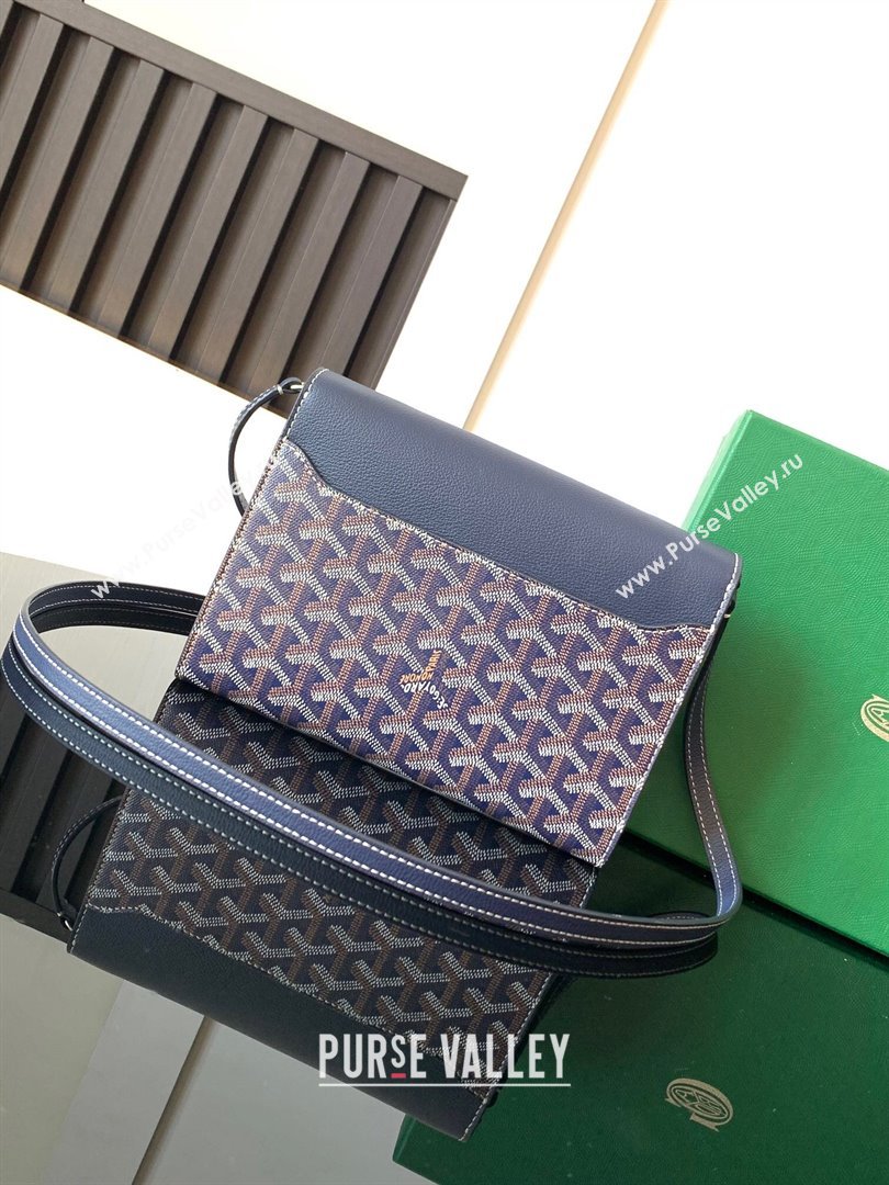 Goyard Chypre Wallet-Pouch Mini bag Navy Blue 2024 GY8063 (ZHANG-240927066)