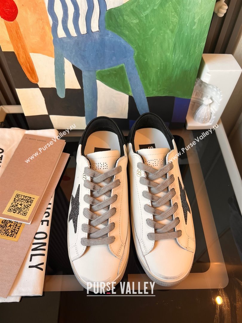 Golden Goose GGDB Super-Star Leather Sneakers 3402 White/Black 2024 (SS-24030402)