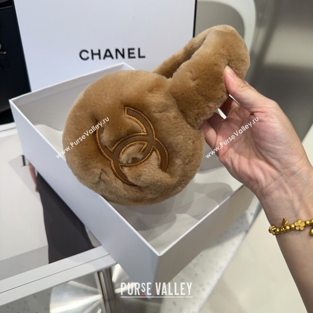 Chanel Snow Earmuff E111322 Brown 2024 (A-24111322)