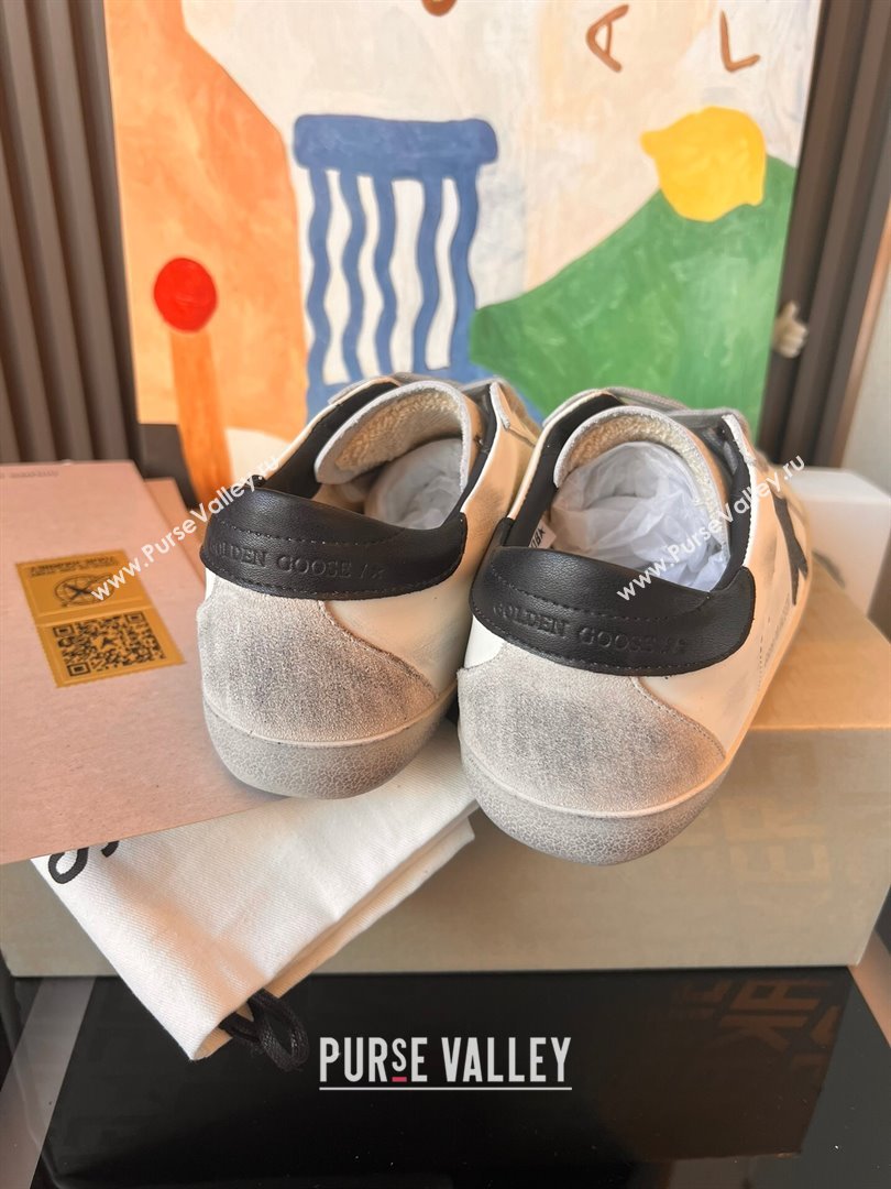 Golden Goose GGDB Super-Star Leather Sneakers 3402 White/Black 2024 (SS-24030402)