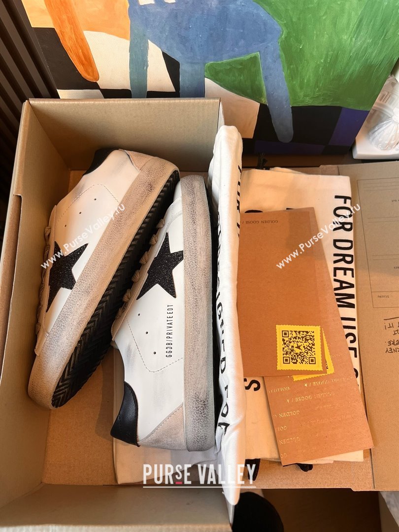 Golden Goose GGDB Super-Star Leather Sneakers 3402 White/Black 2024 (SS-24030402)
