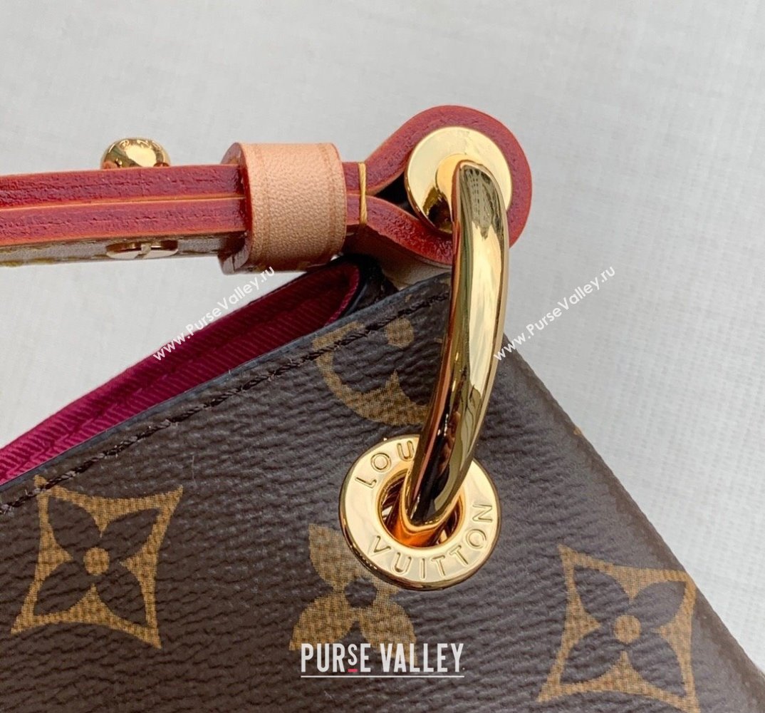 Louis Vuitton Graceful MM Hobo Bag in Monogram Canvas/Peony M43703 2022 (K-220307053)