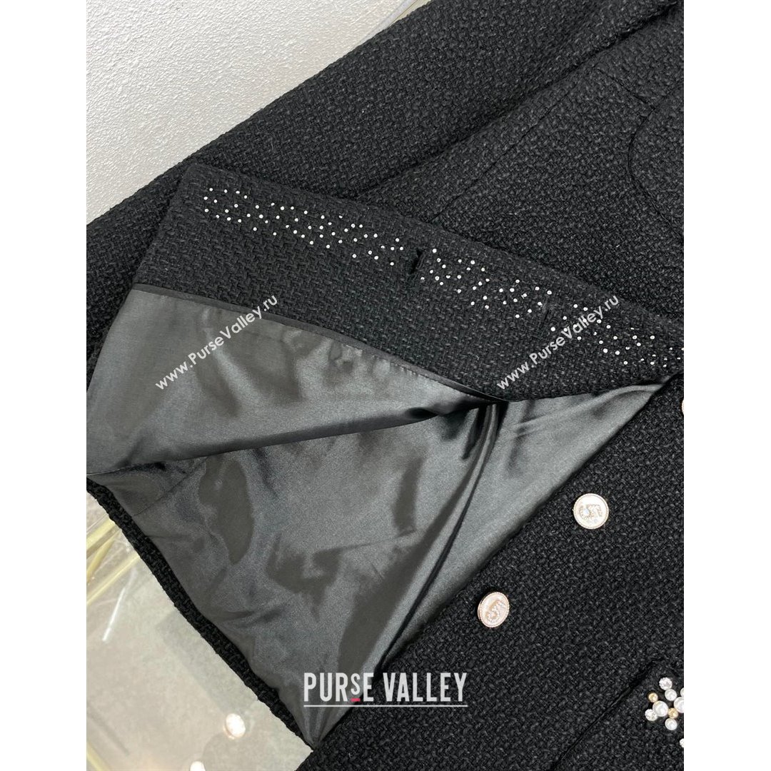 Chanel Tweed Jacket CJ1516 Black 2021  (Q-210915067)