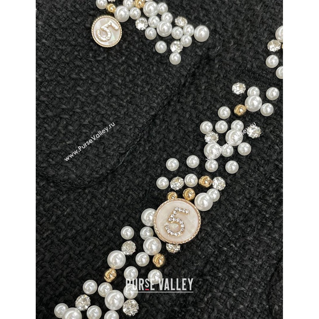 Chanel Tweed Jacket CJ1516 Black 2021  (Q-210915067)